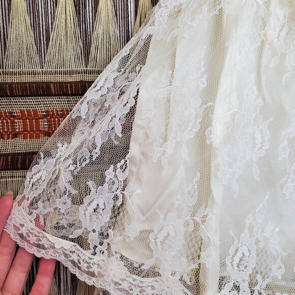 Gunne Sax by Jessica McClintock vintage lace girls dress - Picture 6 of 10